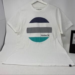 HURLEY White Graphic Tee 